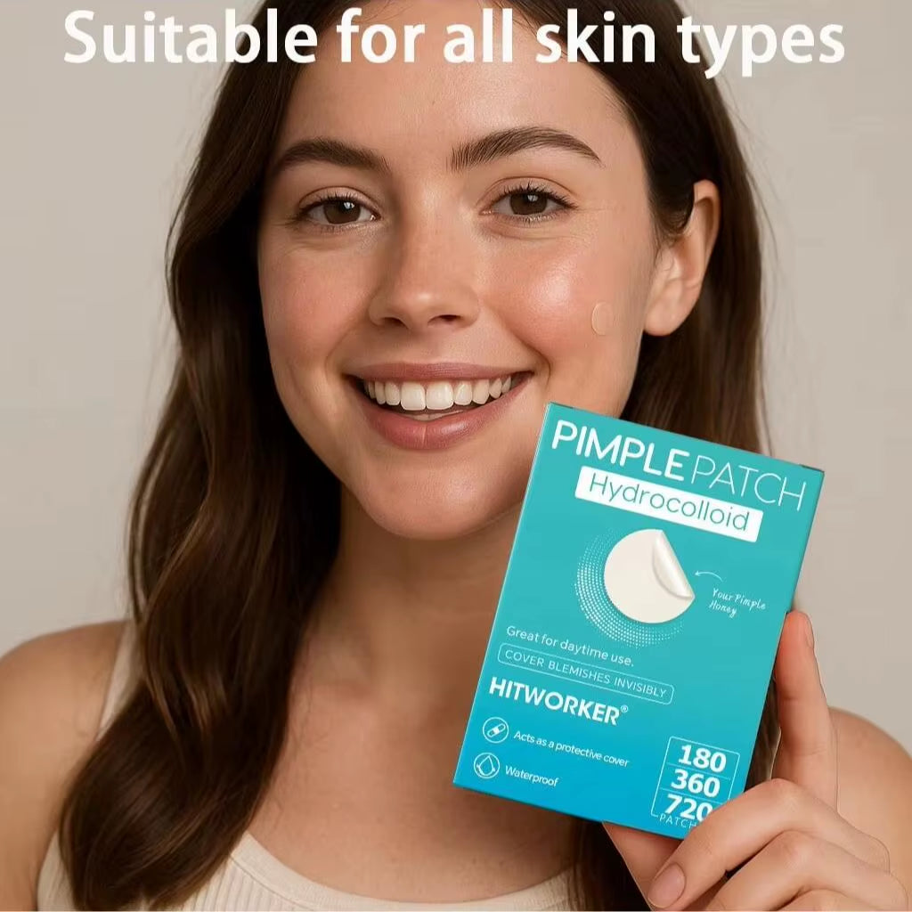 180/360/720 Patches/Box of Hydrogel Acne Patches Can Effectively Cover Acne Patches, Suitable for Both Men and Women
