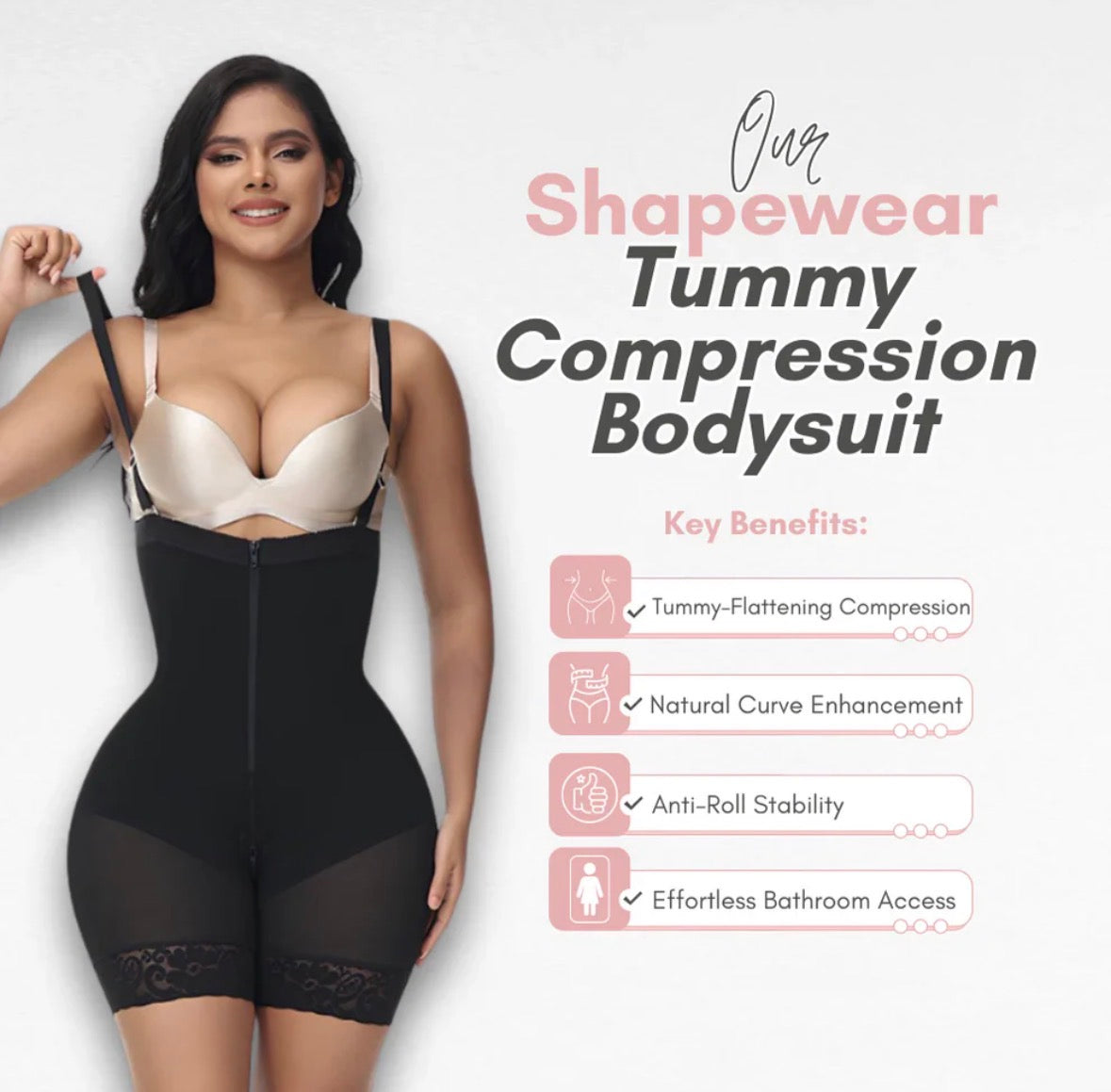 Sculpting Shapewear Tummy Control Full Bodysuit