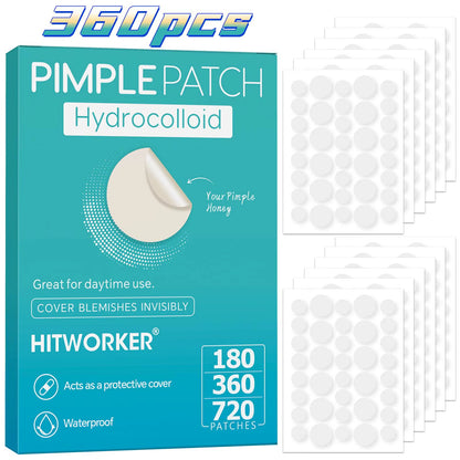 180/360/720 Patches/Box of Hydrogel Acne Patches Can Effectively Cover Acne Patches, Suitable for Both Men and Women