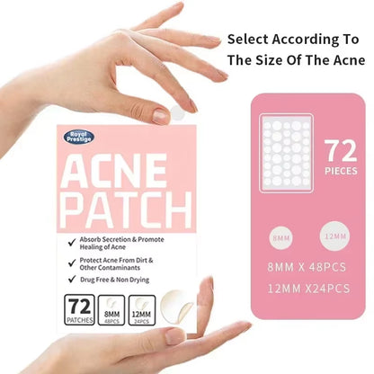 Invisible Acne Patches Removal Pimple Anti-Acne Hydrocolloid Patches Spots Marks Concealer Repair Sticker Waterproof